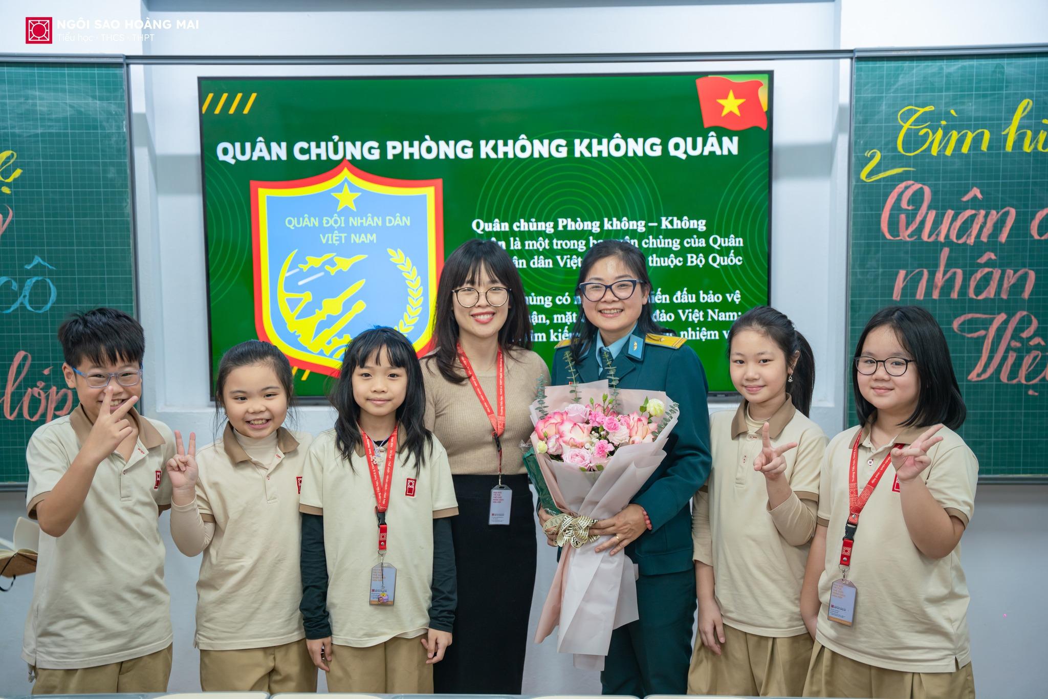Tìm hiểu về quân đội nhân dân Việt Nam: Tiết học đặc biệt ý nghĩa của tập thể lớp 3A1