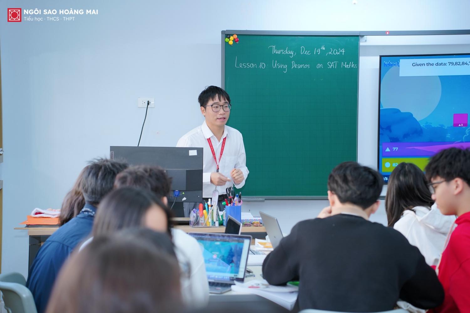 Tiết học chuyên đề: Sử dụng phần mềm desmos để giải các bài toán SAT MATH