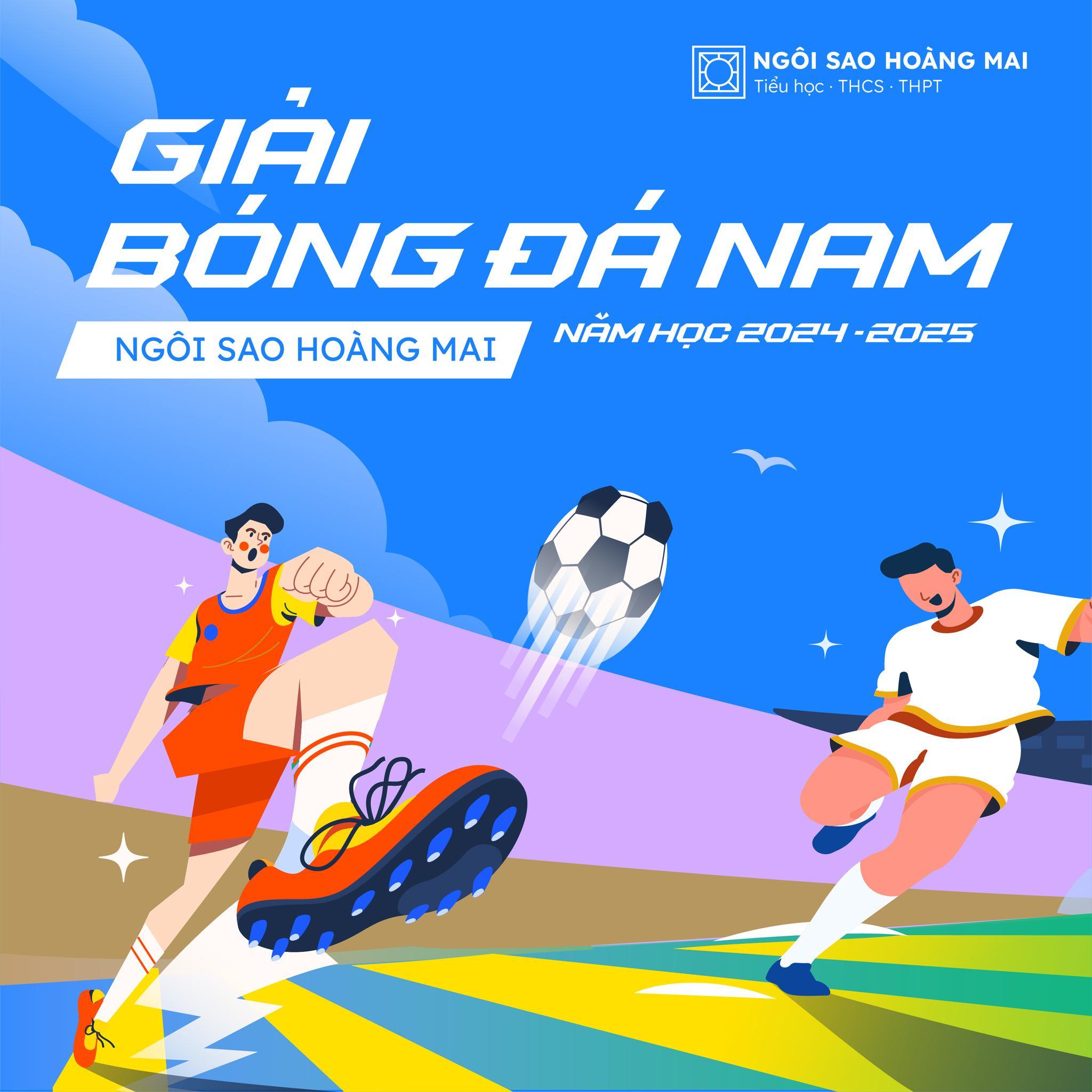 Chính thức khởi tranh giải bóng đá nam Ngôi sao Hoàng Mai năm học 2024 - 2025: Tổng trị giá giải đấu hấp dẫn lên tới 60 triệu đồng
